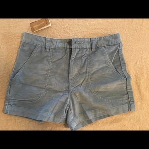 NWT Patagonia Women’s Cord Stand Up Shorts 3” BLUE